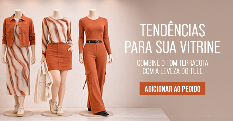 VITRINE TENDÊNCIA TERRACOTA E TULE 2