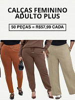 Calças Feminino Plus Size - Habana - 50 Peças