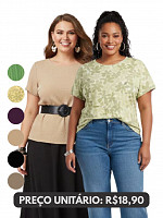 KIT BLUSA ADULTO FEMININO