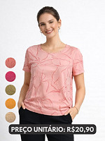 KIT BLUSA ADULTO FEMININO