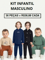 Caixa Livy 36 peças - Masculino