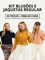 Blusões e Jaquetas Feminino Adulto - Cativa - 50 Peças