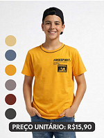 KIT CAMISETA MANGA CURTA MASC. JUV.
