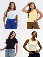 Kit Pedido Mix de Primavera - Blusas e Vestidos - 100 peças