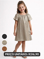 KIT VESTIDO FEMININO INFANTIL