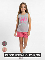 KIT CONJUNTO FEMININO INFANTIL