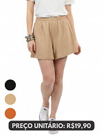 KIT SHORT ADULTO FEMININO