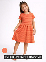 KIT VESTIDO FEMININO INFANTIL