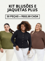 Blusões e Jaquetas Feminino Plus Size - Habana - 30 Peças