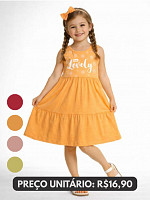 KIT VESTIDO FEMININO INFANTIL