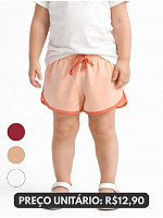 KIT SHORT INFANTIL FEMININO