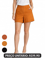 KIT SHORT ADULTO FEMININO