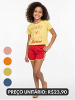 KIT CONJUNTO FEMININO INFANTIL