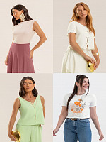 Kit Pedido Mix de Primavera - Blusas e Vestidos - 100 peças