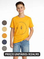 KIT CAMISETA MANGA CURTA MASC. JUV.