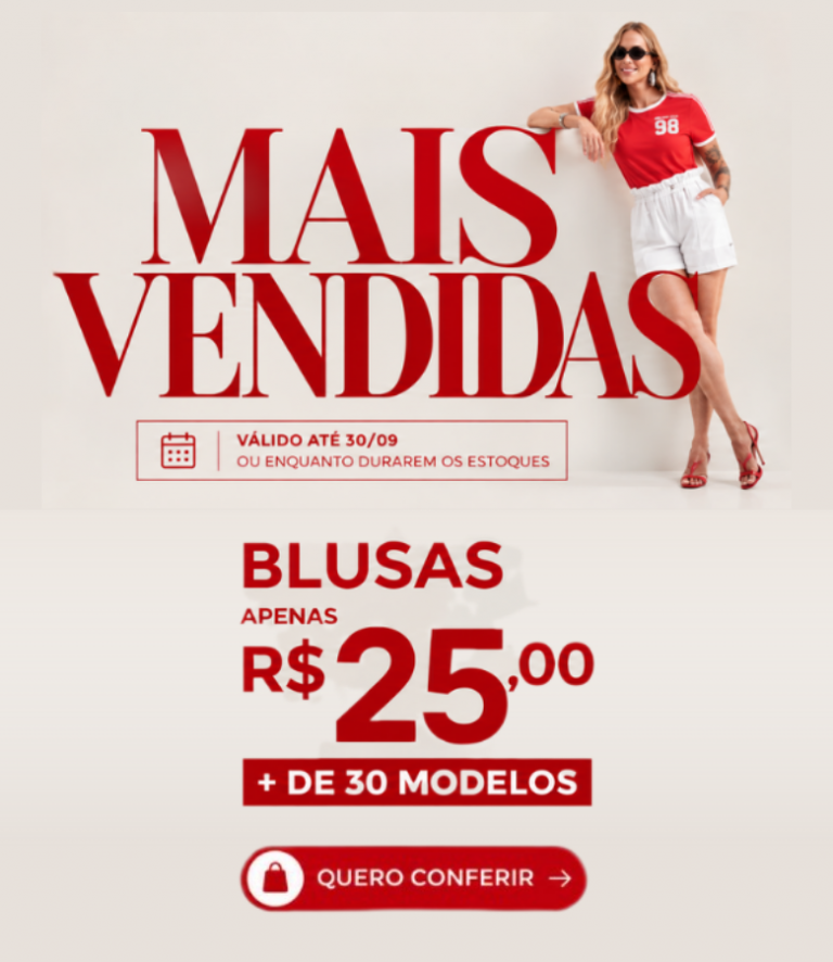 BLUSAS PROMOÇÃO