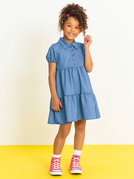 Vestido jeans best sale cativa